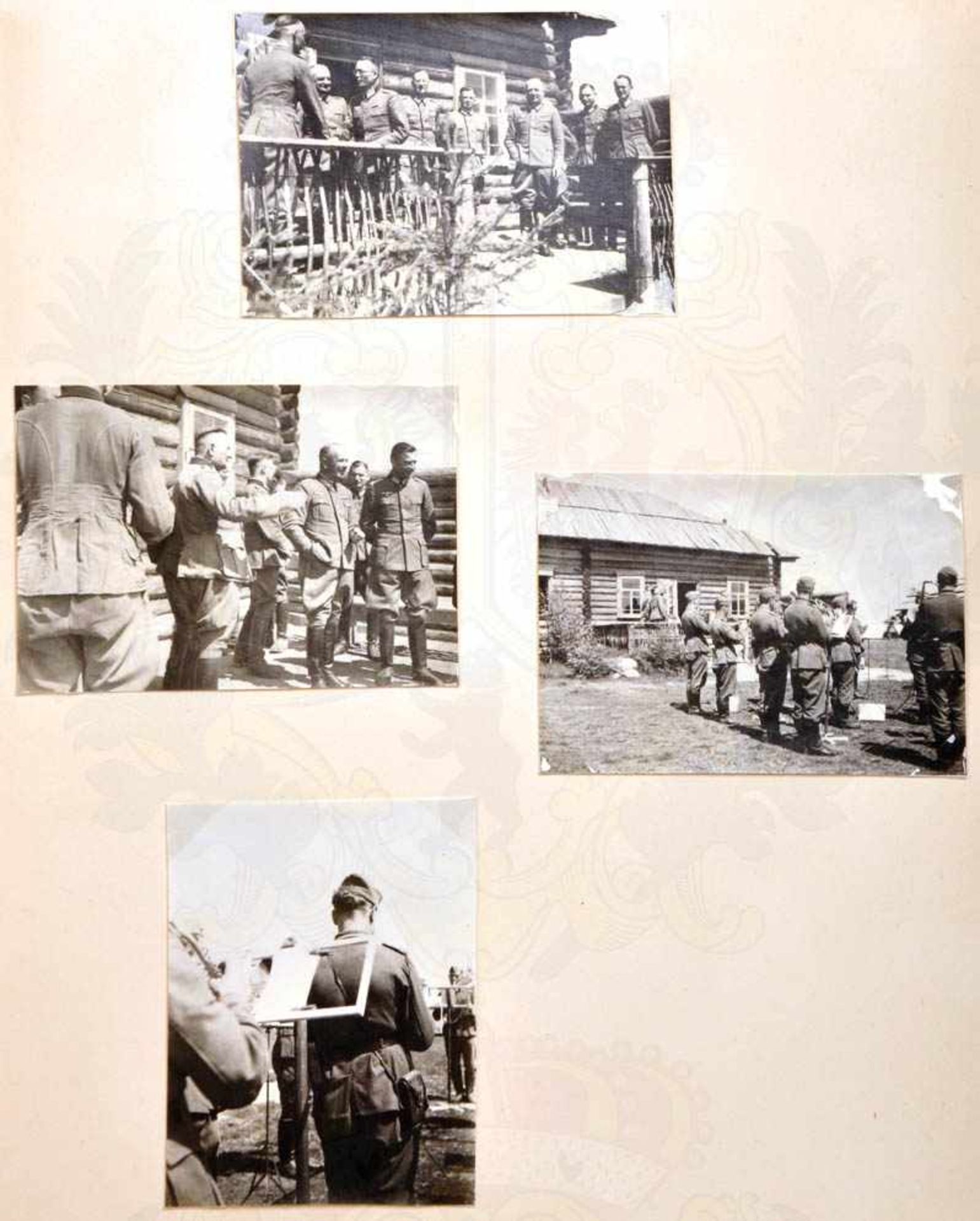 2 FOTOALBEN 206. INFANTERIE-DIVISION, Russlandfeldzug 1942-43, über 360 Fotos, davon 128 Repros, - Bild 4 aus 15