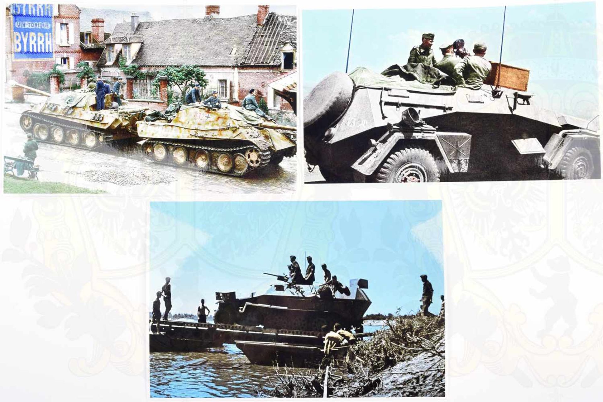 40 REPRO-FARBFOTOS PANZERWAGEN, teils unveröffentlicht, Negative nicht mehr existent, Panzer III - Bild 2 aus 2