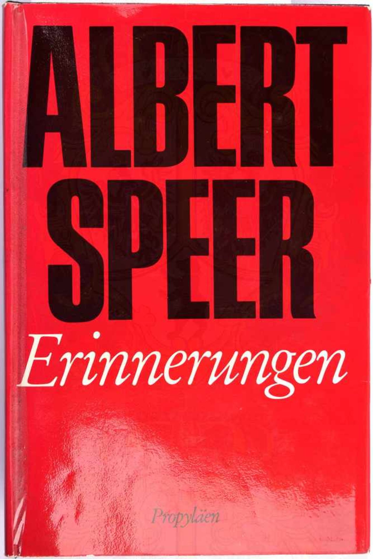 SPEER, ALBERT, (1905-1981), dt. Architekt und Reichsminister für Rüstung u. Kriegsproduktion,