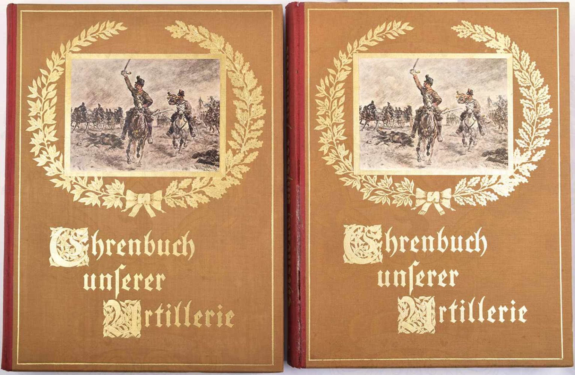EHRENBUCH UNSERER ARTILLERIE, , 2 Bde., Reichsbund d. Art.-Vereingungen Österreichs, Wien 1935/36,