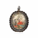 Three silver reliquary pendants, 18th CenturyThree silver reliquary pendants, 18th CenturyFirst