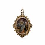 Silver reliquary pendant, late 16th - early 17th CenturySilver reliquary pendant, late 16th -