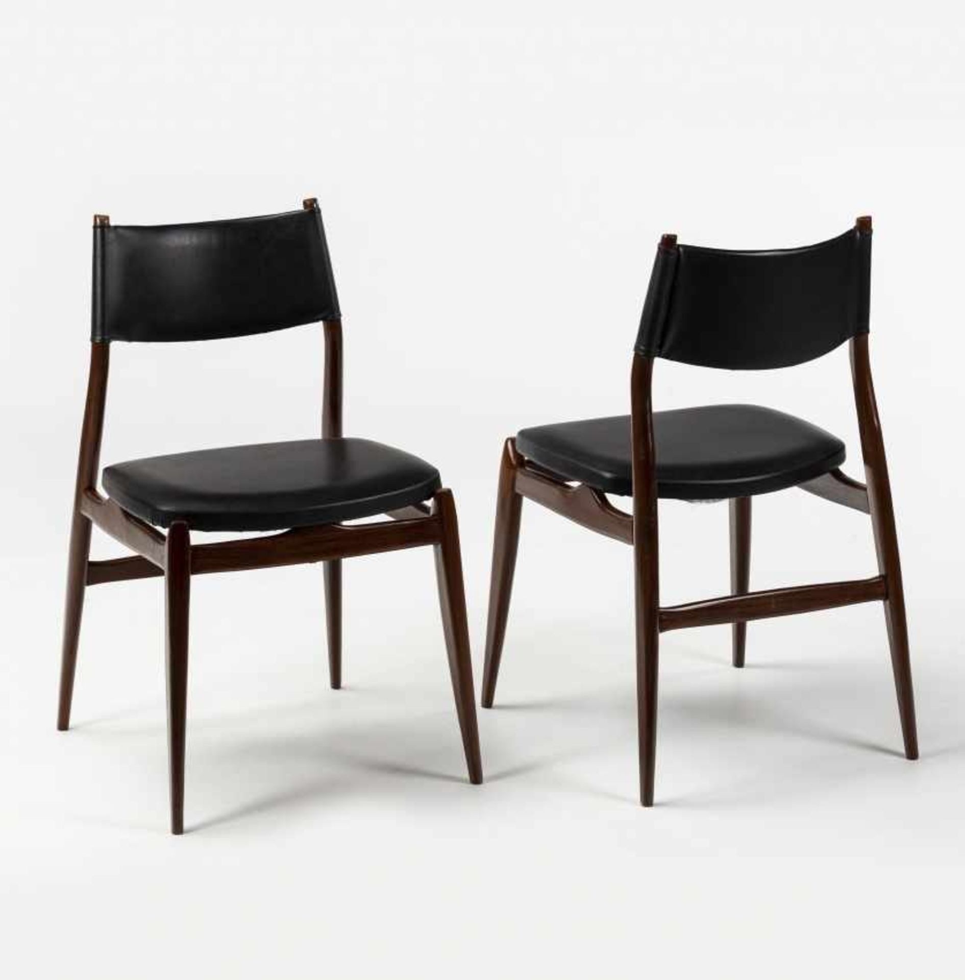 Set of four Danish chairs in teak and original upholstery iSet of four Danish chairs in teak and - Bild 2 aus 4