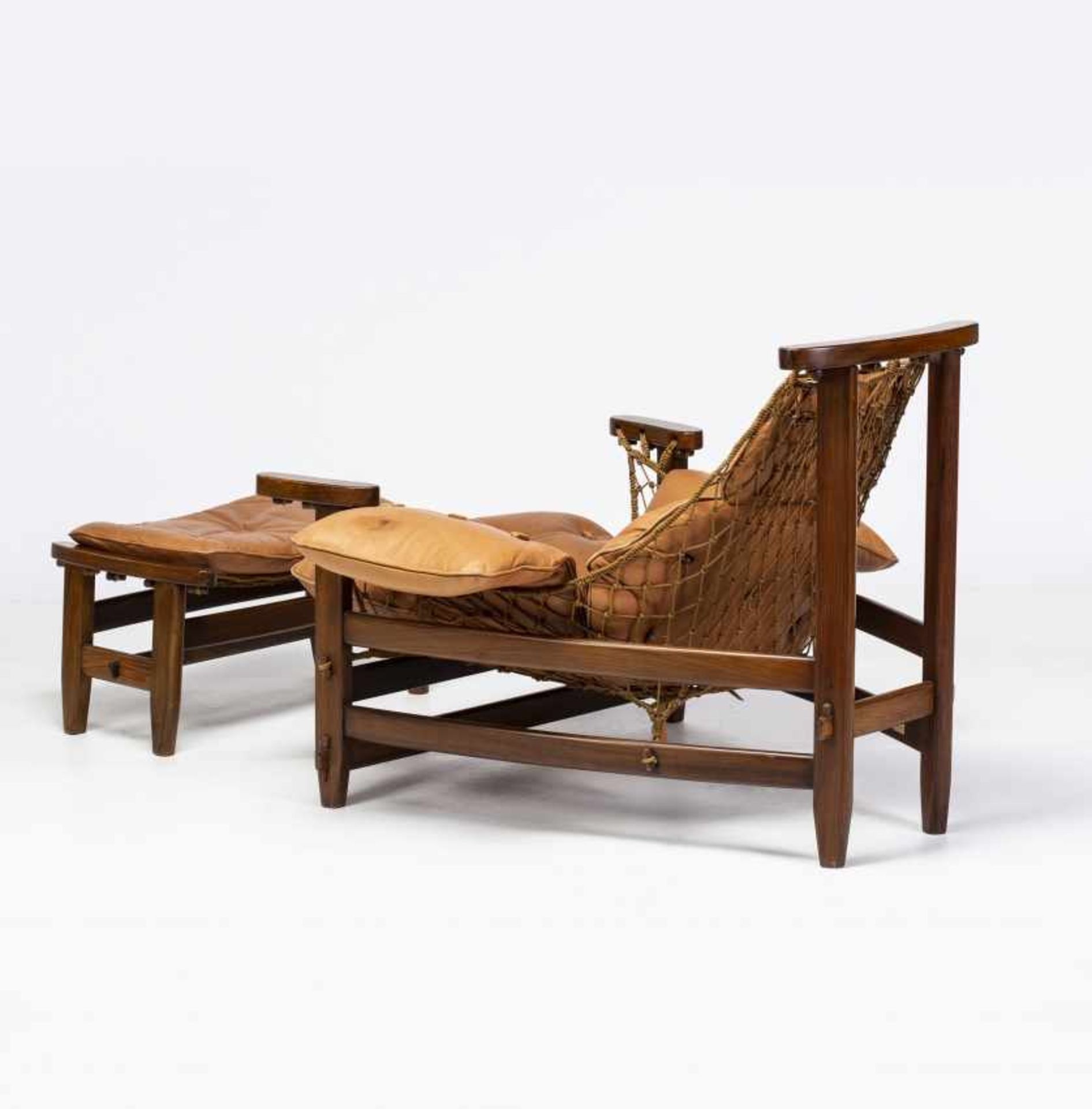 Jean Gillon, "Captain's" armchair with ottoman, Rosewood, sJean GillonIasi, 1919 - Sao Paulo, 2007" - Bild 6 aus 8