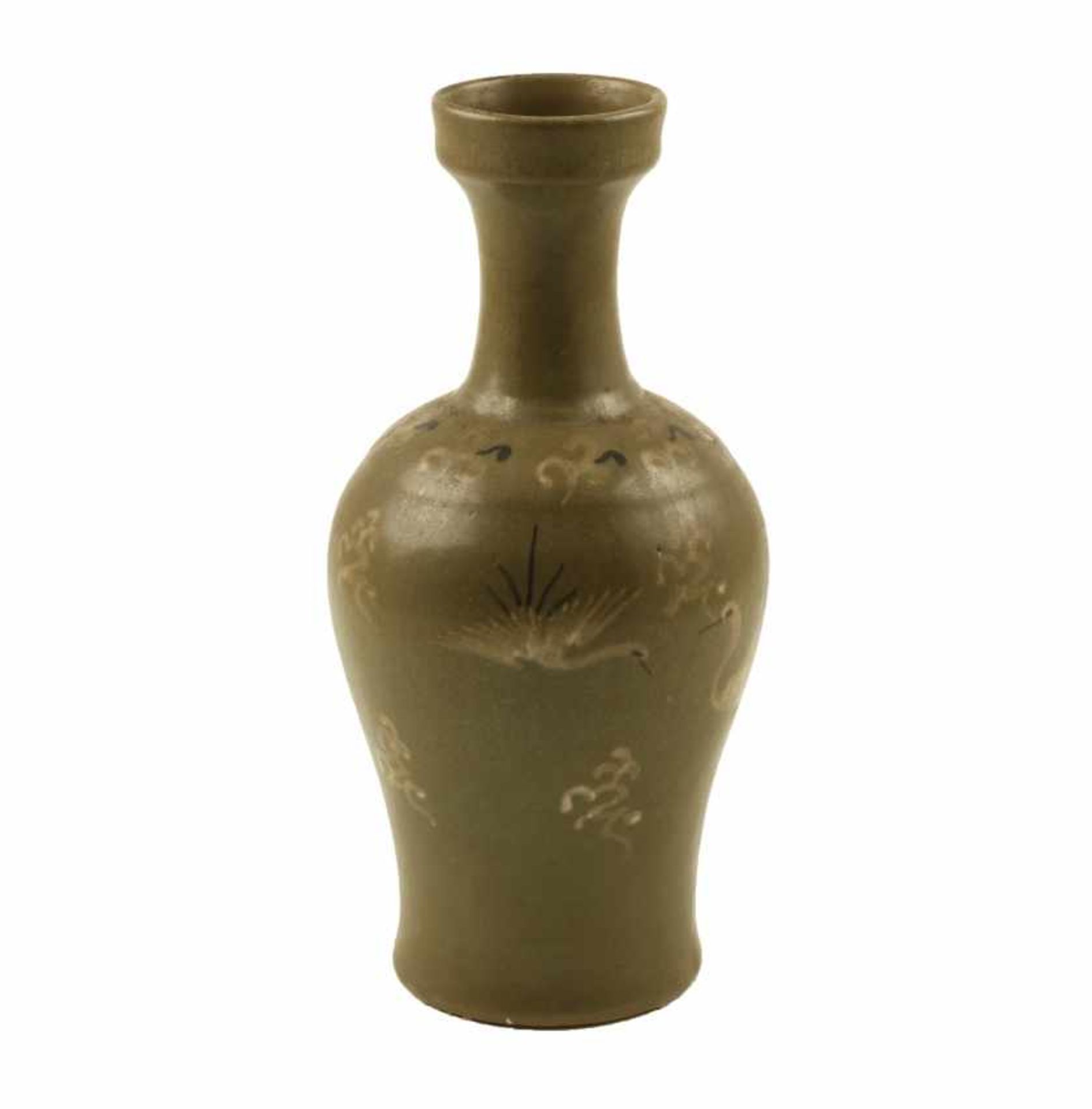 Korean porcelain vase, probably of the 19th CenturyKorean porcelain vase, probably of the 19th