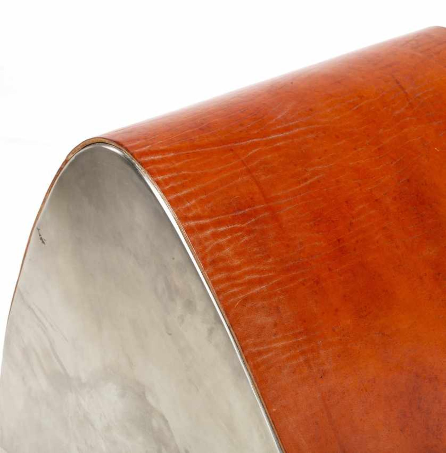 "Wave" chaise longue in chromed steel and leather, design a"Wave" chaise longue in chromed steel and - Bild 5 aus 8