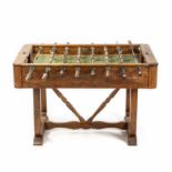 Spanish table football in wood and metal, circa 1940-1950Spanish table football in wood and metal,