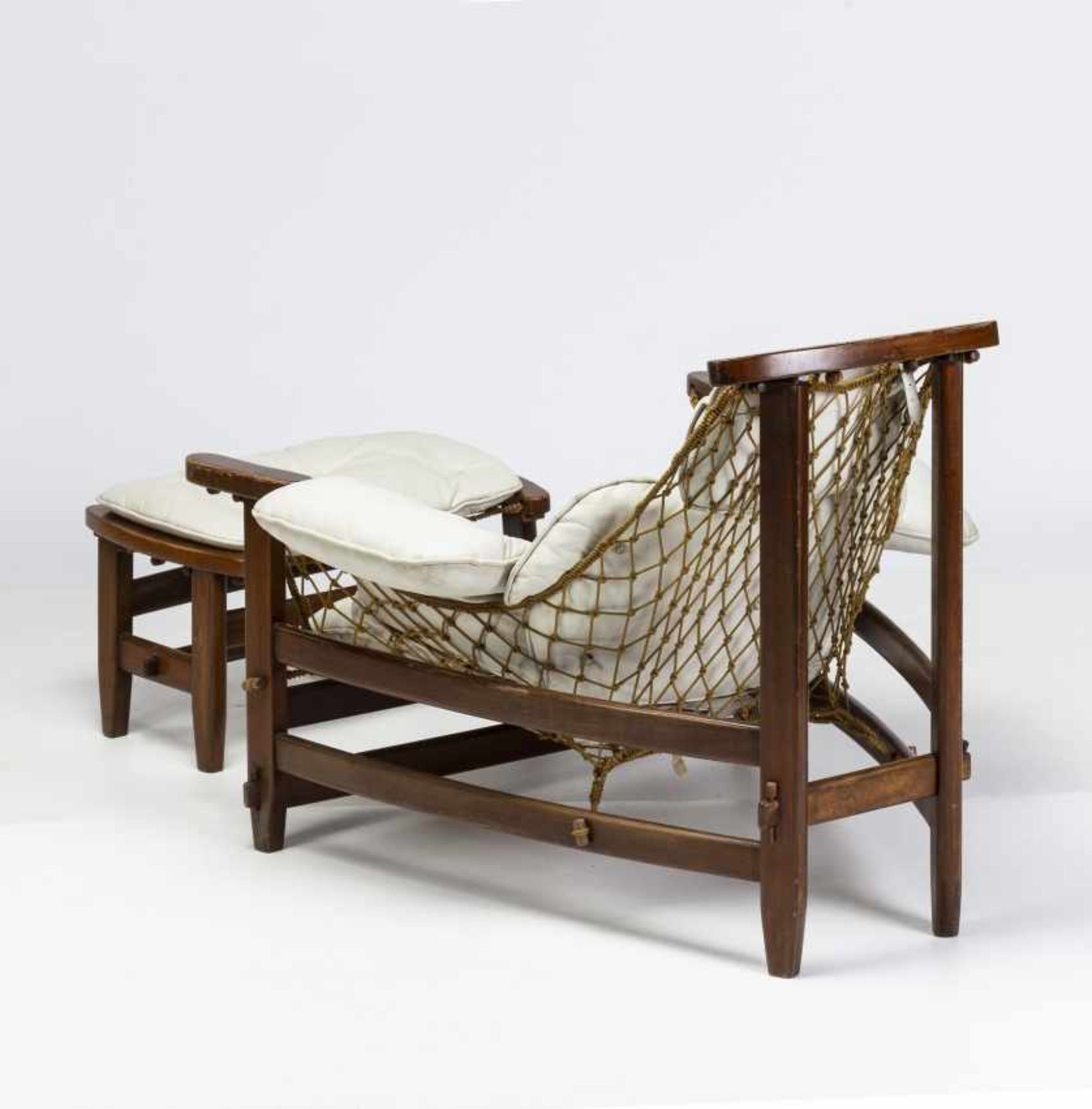 Jean Gillon, "Captain's" armchair with ottoman, Rosewood, sJean GillonIasi, 1919 - Sao Paulo, 2007" - Bild 7 aus 8