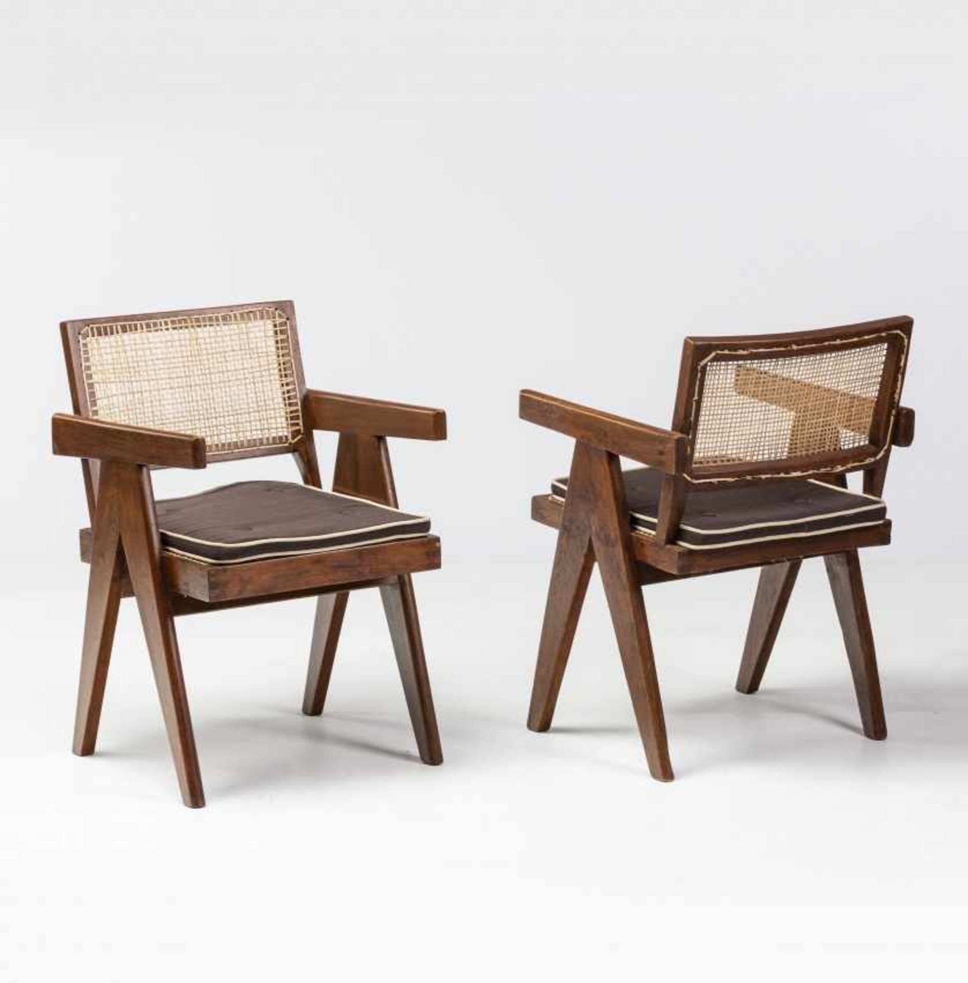 Pierre Jeanneret, Set of four "PJ-SI-29-C" armchairs, Oak aPierre JeanneretGeneva, 1896 - 1967Set of - Bild 5 aus 5