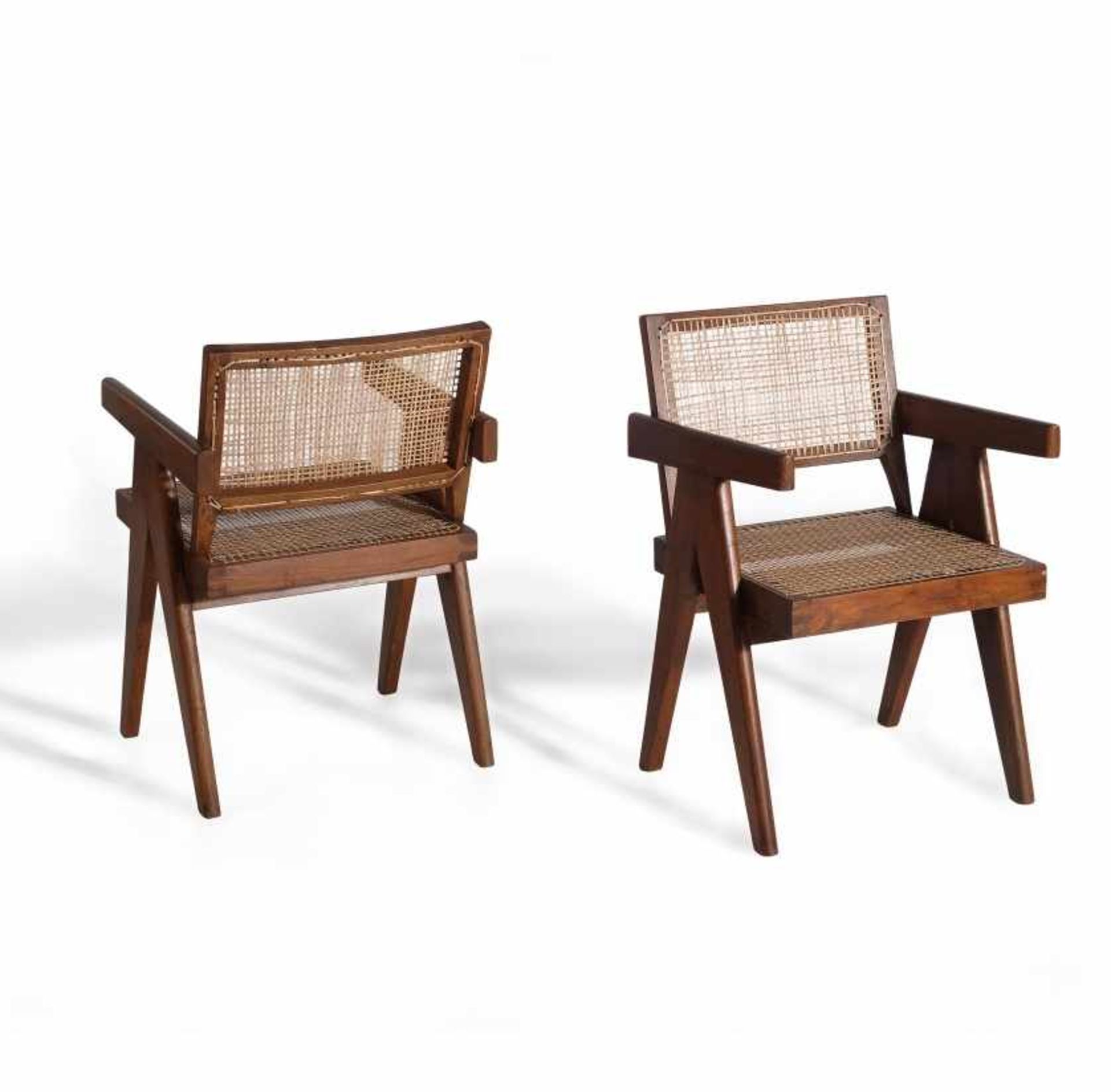 Pierre Jeanneret, Set of four "PJ-SI-29-C" armchairs, Oak aPierre JeanneretGeneva, 1896 - 1967Set of