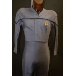 Futuristic Starfleet Uniform - Series: Star Trek Voyager, Episode: Endgame - a grey uniform,