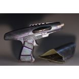 Props - Star Trek Enterprise - a moulded rubber phaser weapon,