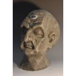 Doctor Who - a reproduction character model, Head of Davros,