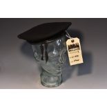 Movie Props - The Monuments Men - a screen-used prop, black beret,