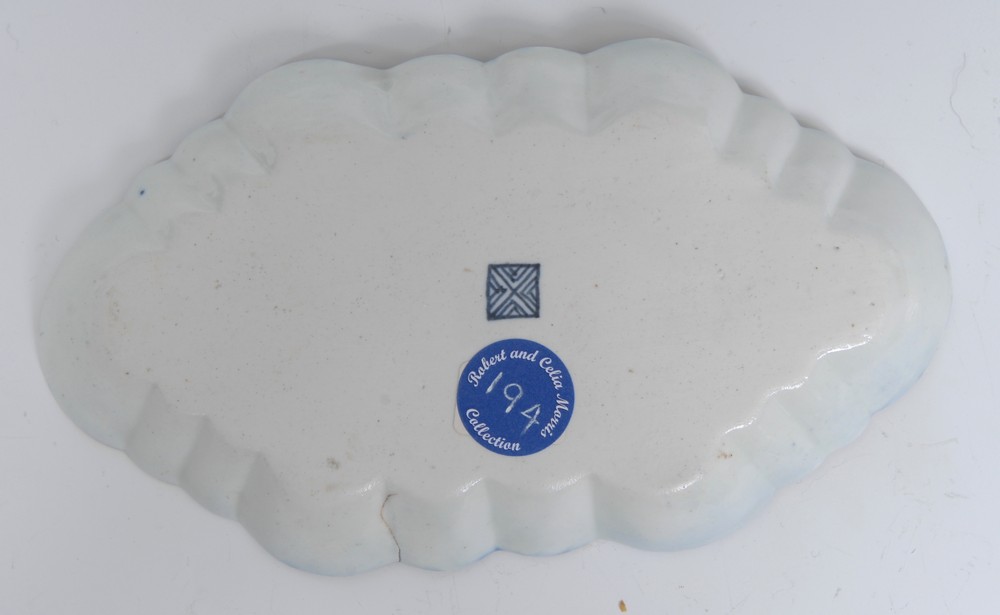 A Worcester lobed hexagonal form spoon tray, - Image 2 of 2