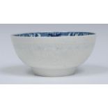 A Worcester Chrysanthemums small bowl, press moulded,