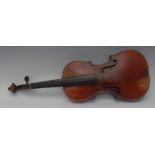 A 19th century Continental violin, 37.