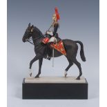 A Royal Worcester figural group, The Royal Horse Guards (The Blues), modelled by Doris Lindner,