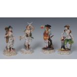 A set of four Royal Crown Derby figures, The Elements,