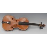 A 19th century Continental violin, 37.
