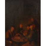 After Jan Steen Tavern Scene oil on canvas,