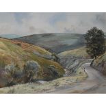 Michael Crawley Goyt Valley, Derbyshire signed, watercolour, 34.