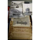 Photographs and Drawings - Travel - four early 20th century b/w photographs of steam liners and