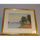 J Campbell Bennett Walton on Thames signed,