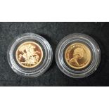 Two gold proof UK 1979 sovereigns each in a plastic capsule (2)