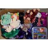 TY Beanie Babies - large and small including Schweetheart, Halo, Glory, Wallace, The End,