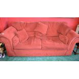 A large modern sofa,