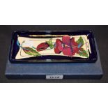 A contemporary Moorcroft Glory and Dreams pattern pen tray,