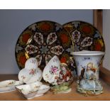 Ceramics - a pair of Lynton Porcelain Hamilton Imari plates;