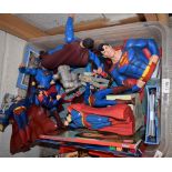 Superman - talking and poseable figures; money box; 2004 annual;