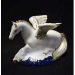 A Royal Crown Derby paperweight, Pegasus, limited edition, 434/,1750, certificate,
