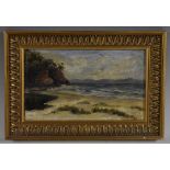 English School (20th century) Tidal Cove indistinctly signed, oil on canvas, 14cm x 24.
