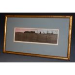 Dennis Watling, by and after, Teeside Landscape, signed, coloured etching,