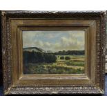 English School (19th century) Extensive Landscape with Cattle,