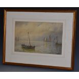 George W Thompson (early 20th century) Maritime Scene signed, dated 1903, watercolour, 21.