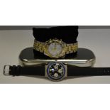 A Hollywood Polo gentleman's wristwatch, quartz movement,