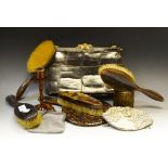 Boxes and Objects - faux tortoiseshell dressing table set,