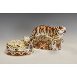 A Royal Crown Derby Paperweight Bengal Tiger,