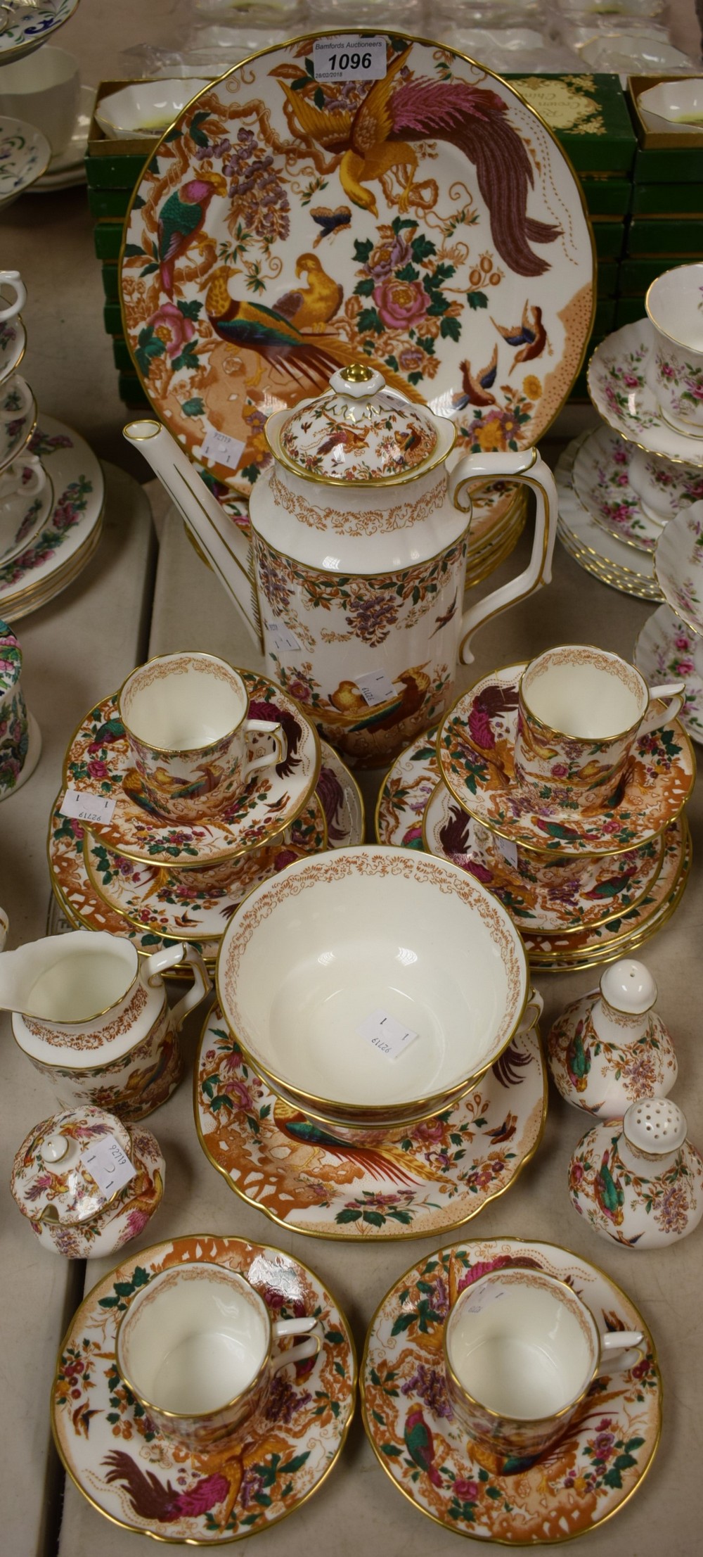 Ceramics - Royal Crown Derby - an Olde Avesbury coffee set, comprising coffee pot,