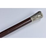 Military - an early 20th century gentleman's walking cane,