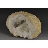 Geology - a quartz geode,