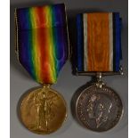 Medals, WW1, Royal Navy, pair, British War and Victory Medals, named to K. 46007 J.B. Holmes Sto. 1.