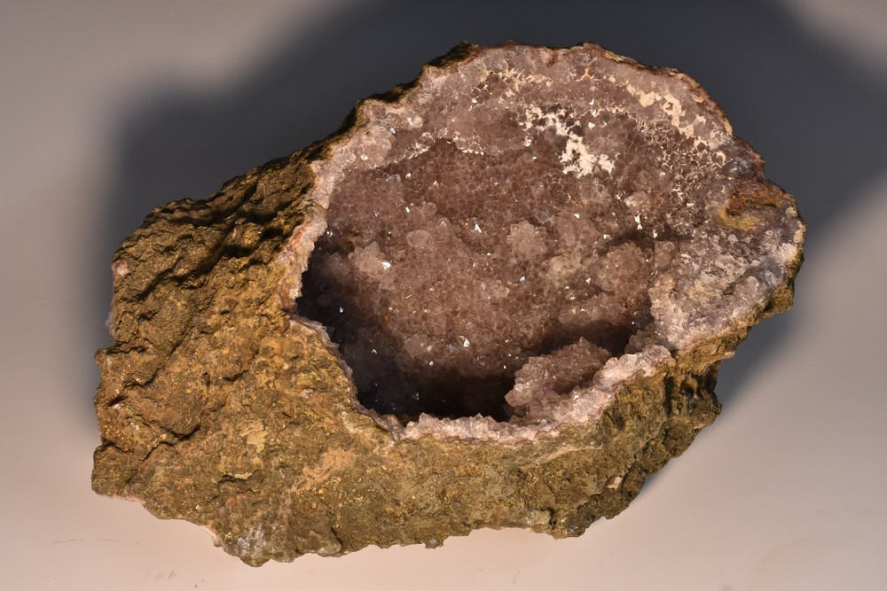 Geology - an amethyst geode,