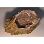 Geology - an amethyst geode,