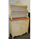 A contemporary painted Farmhouse dresser,