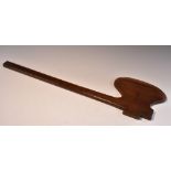 Friendly Society - Masonic - a 19th century mahogany ceremonial axe,